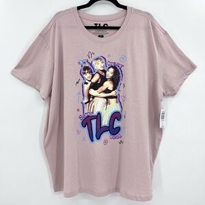 NWT Torrid 1 TLC 90’s R&B Graphic Crewneck Relaxed Fit Tee 1X (14/16)